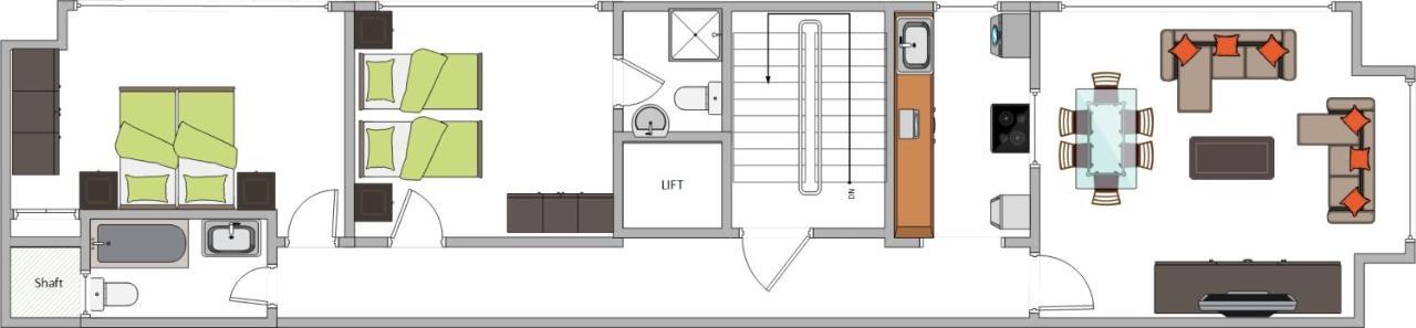 2 Bedroom, Bright & Central Top Floor Apartment - 5 Мсіда Екстер'єр фото